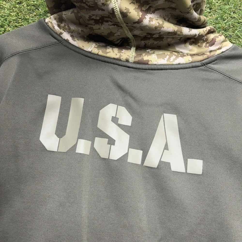 Nike Pittsburgh Steelers Hoodie Womens XL Salute To Service Camo Green Pullover